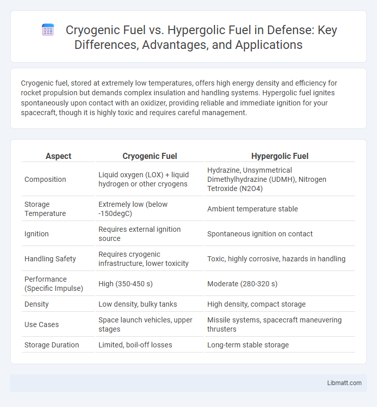 Cryogenic Fuel vs. Hypergolic Fuel in Defense: Key Differences, Advantages, and Applications