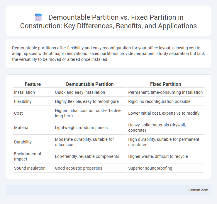 Demountable Partition vs. Fixed Partition in Construction: Key Differences, Benefits, and Applications