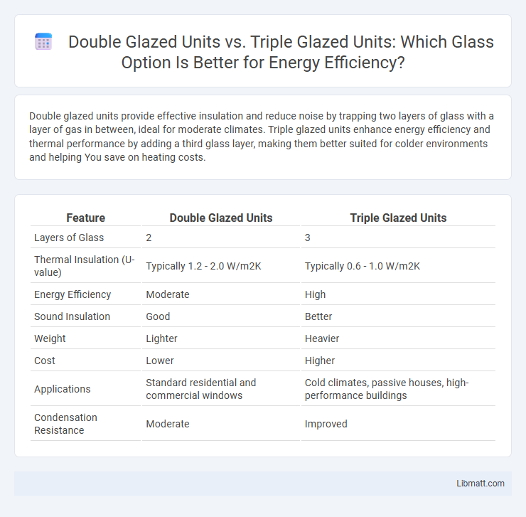 Double Glazed Units vs. Triple Glazed Units: Which Glass Option Is Better for Energy Efficiency?
