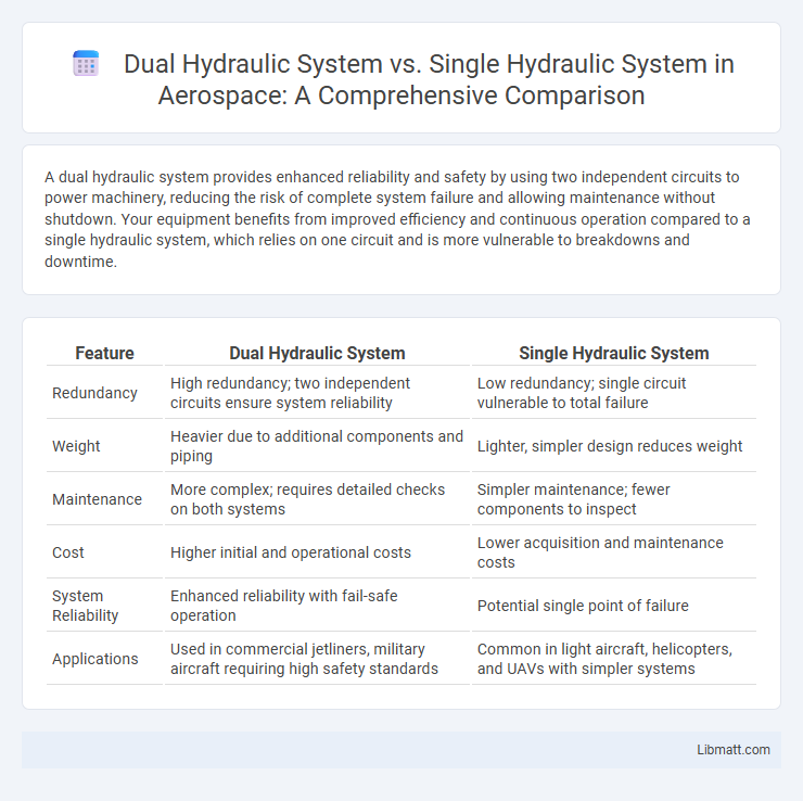 Dual Hydraulic System vs. Single Hydraulic System in Aerospace: A Comprehensive Comparison