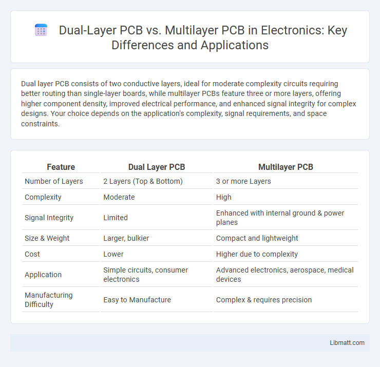 Dual-Layer PCB vs. Multilayer PCB in Electronics: Key Differences and Applications