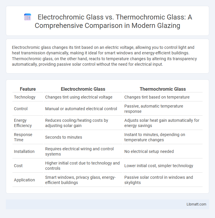Electrochromic Glass vs. Thermochromic Glass: A Comprehensive Comparison in Modern Glazing
