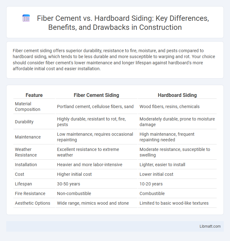 Fiber Cement vs. Hardboard Siding: Key Differences, Benefits, and Drawbacks in Construction