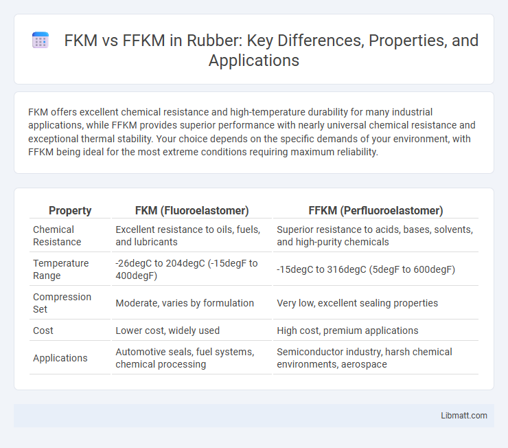 FKM vs FFKM in Rubber: Key Differences, Properties, and Applications