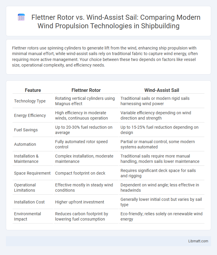 Flettner Rotor vs. Wind-Assist Sail: Comparing Modern Wind Propulsion Technologies in Shipbuilding