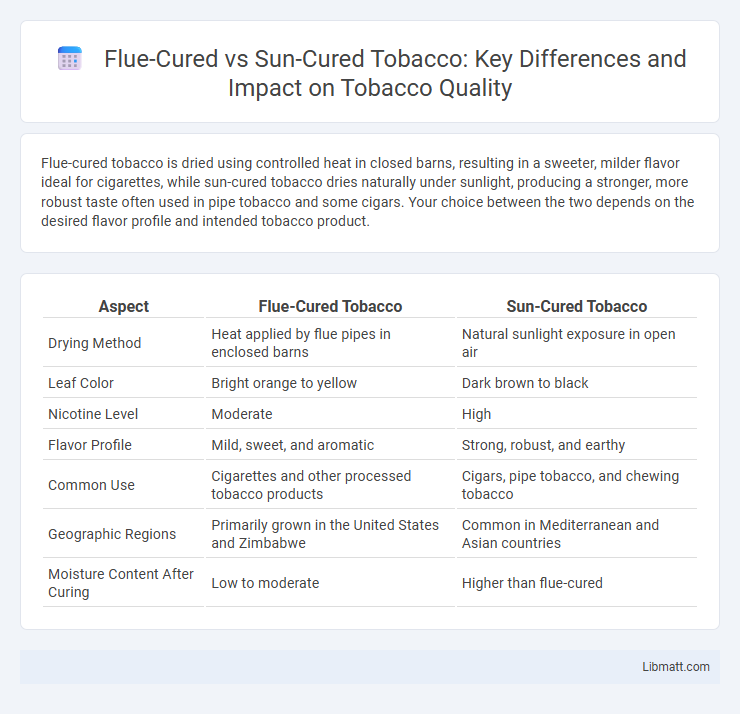 Flue-Cured vs Sun-Cured Tobacco: Key Differences and Impact on Tobacco Quality