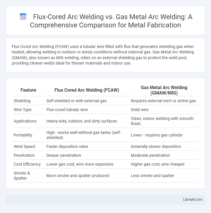 Flux-Cored Arc Welding vs. Gas Metal Arc Welding: A Comprehensive Comparison for Metal Fabrication