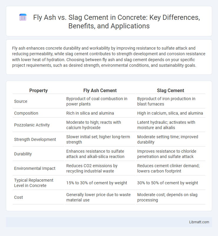 Fly Ash vs. Slag Cement in Concrete: Key Differences, Benefits, and Applications