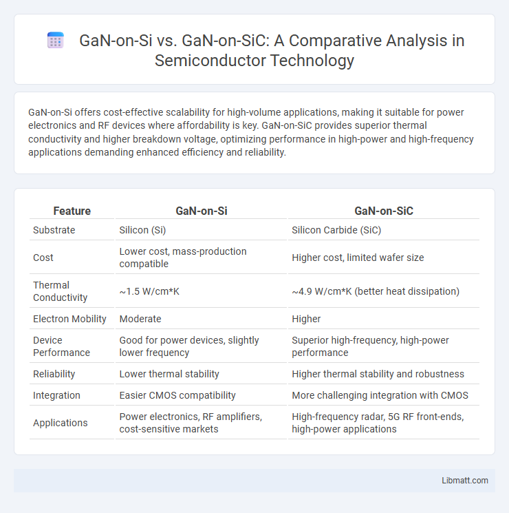 GaN-on-Si vs. GaN-on-SiC: A Comparative Analysis in Semiconductor Technology