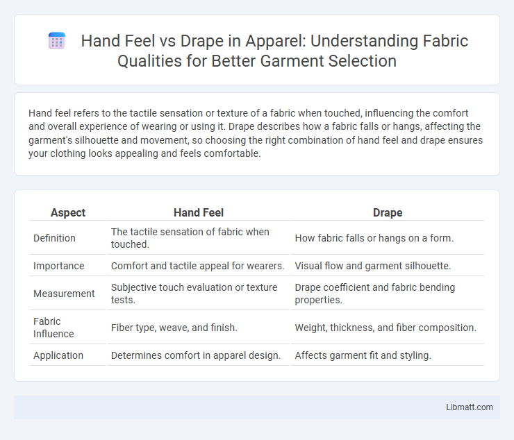 Hand Feel vs Drape in Apparel: Understanding Fabric Qualities for Better Garment Selection