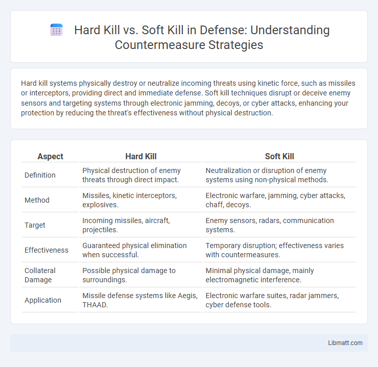 Hard Kill vs. Soft Kill in Defense: Understanding Countermeasure Strategies