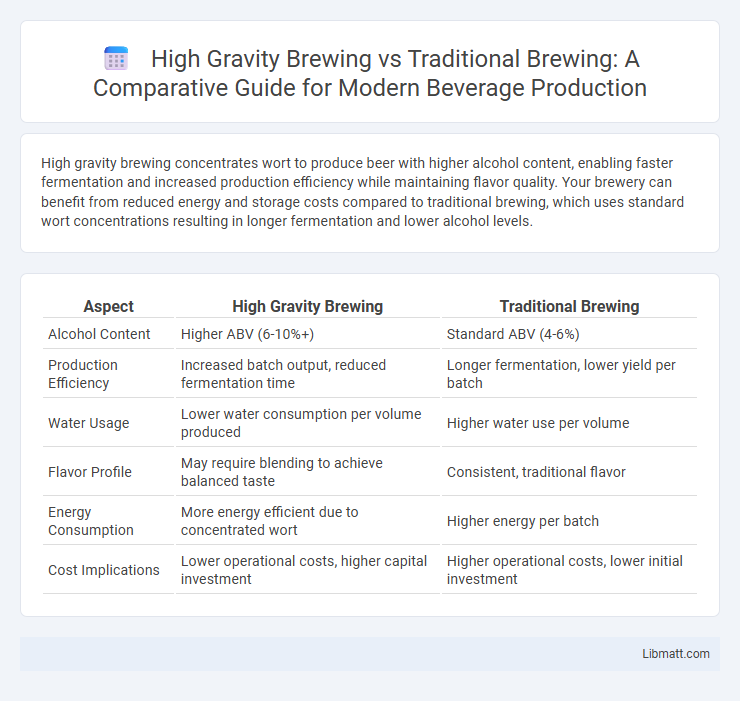 High Gravity Brewing vs Traditional Brewing: A Comparative Guide for Modern Beverage Production