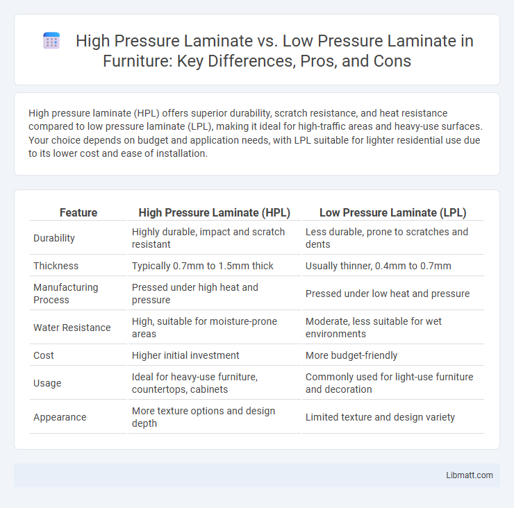 High Pressure Laminate vs. Low Pressure Laminate in Furniture: Key Differences, Pros, and Cons