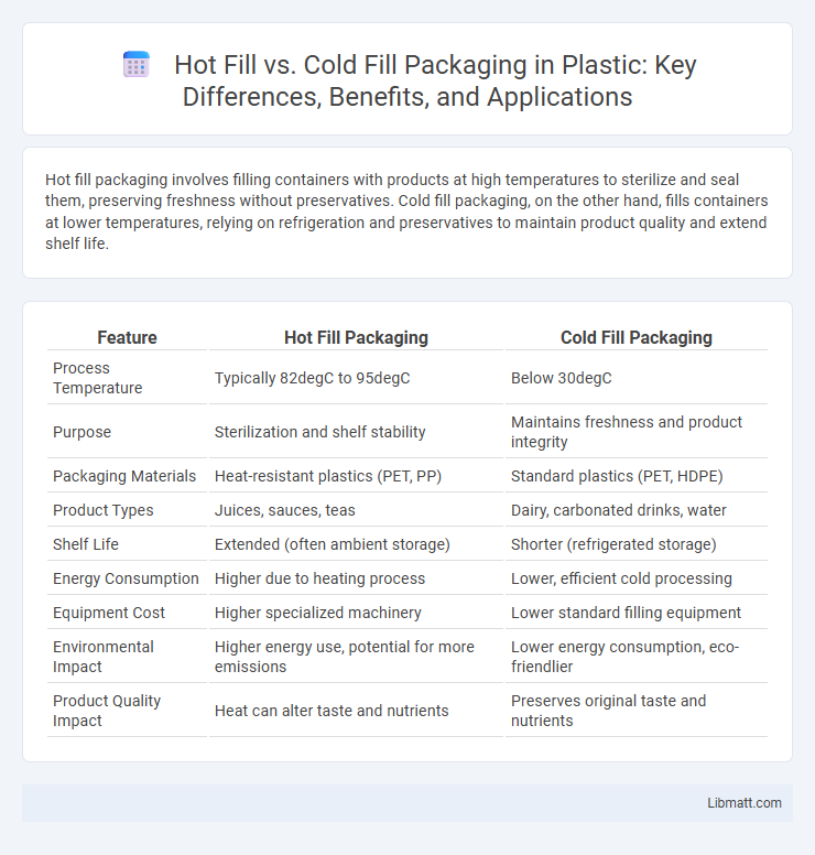 Hot Fill vs. Cold Fill Packaging in Plastic: Key Differences, Benefits, and Applications