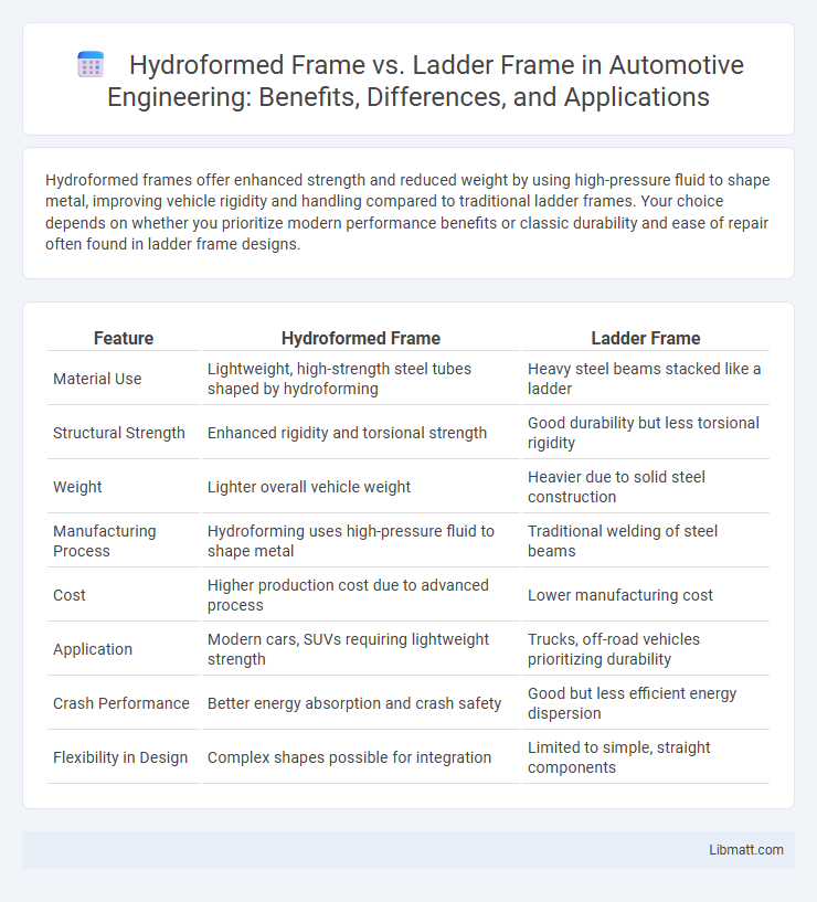 Hydroformed Frame vs. Ladder Frame in Automotive Engineering: Benefits, Differences, and Applications