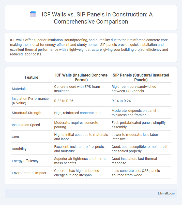 ICF Walls vs. SIP Panels in Construction: A Comprehensive Comparison