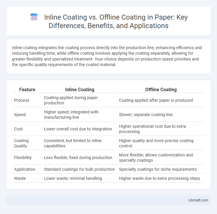 Inline Coating vs. Offline Coating in Paper: Key Differences, Benefits, and Applications