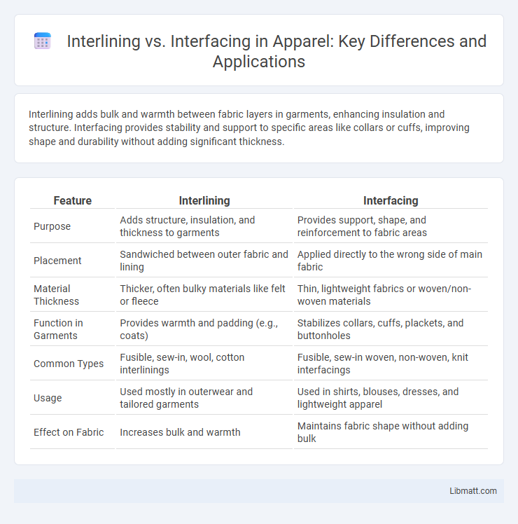 Interlining vs. Interfacing in Apparel: Key Differences and Applications
