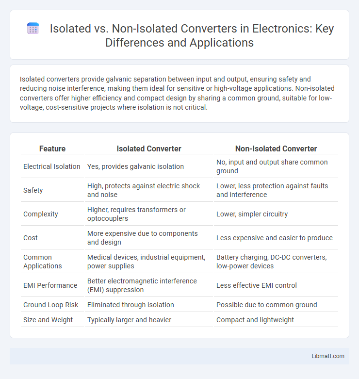 Isolated vs. Non-Isolated Converters in Electronics: Key Differences and Applications