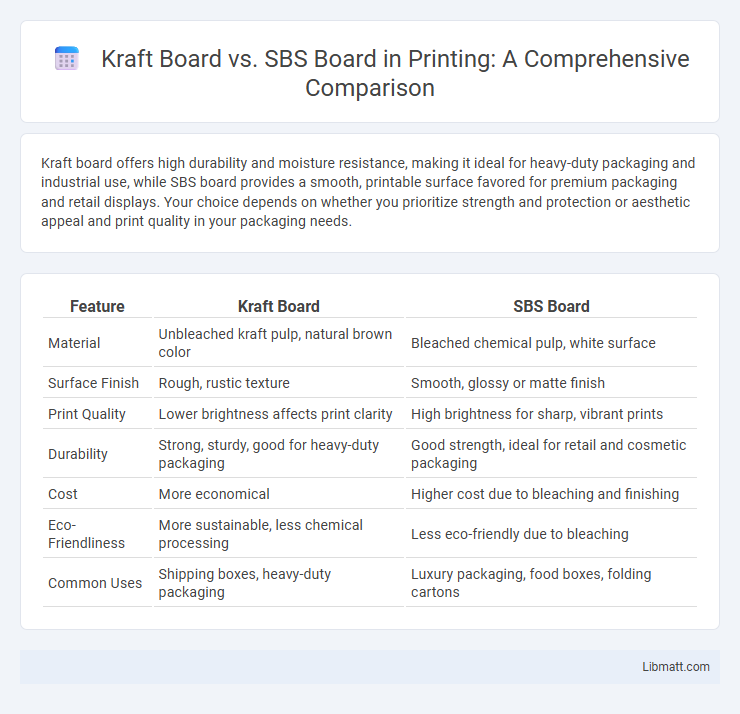 Kraft Board vs. SBS Board in Printing: A Comprehensive Comparison