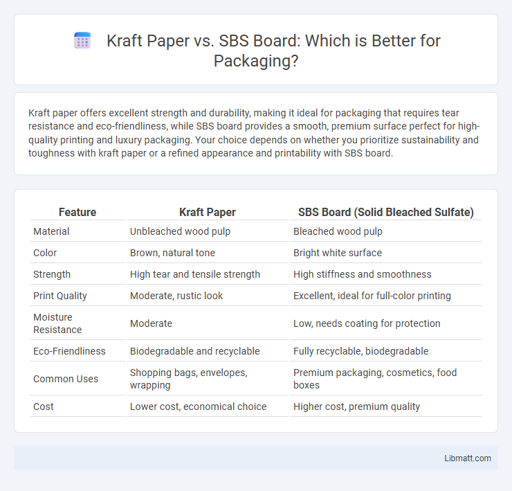 Kraft Paper vs. SBS Board: Which is Better for Packaging?