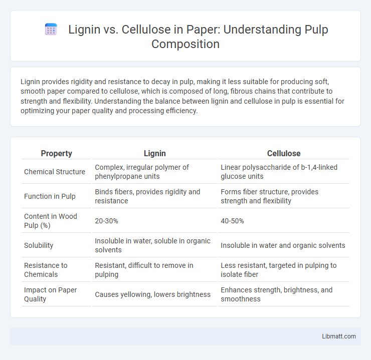 Lignin vs. Cellulose in Paper: Understanding Pulp Composition