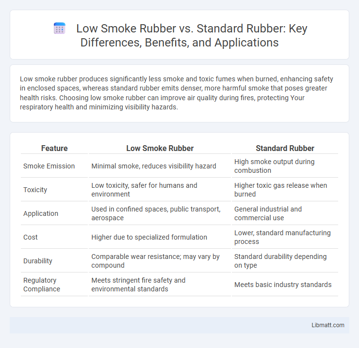 Low Smoke Rubber vs. Standard Rubber: Key Differences, Benefits, and Applications