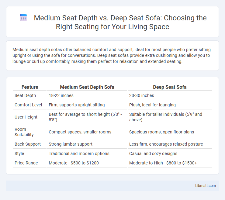 Medium Seat Depth vs. Deep Seat Sofa: Choosing the Right Seating for Your Living Space