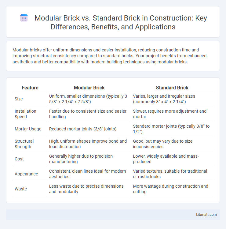 Modular Brick vs. Standard Brick in Construction: Key Differences, Benefits, and Applications