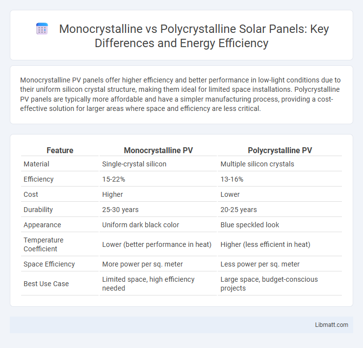 Monocrystalline vs Polycrystalline Solar Panels: Key Differences and Energy Efficiency