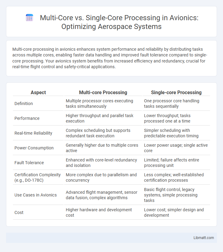 Multi-Core vs. Single-Core Processing in Avionics: Optimizing Aerospace Systems