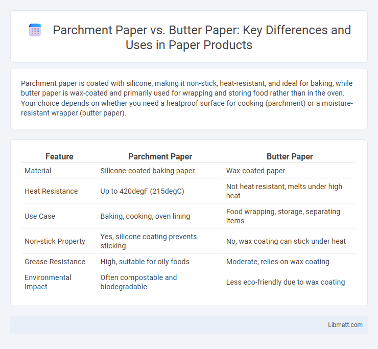 Parchment Paper vs. Butter Paper: Key Differences and Uses in Paper Products