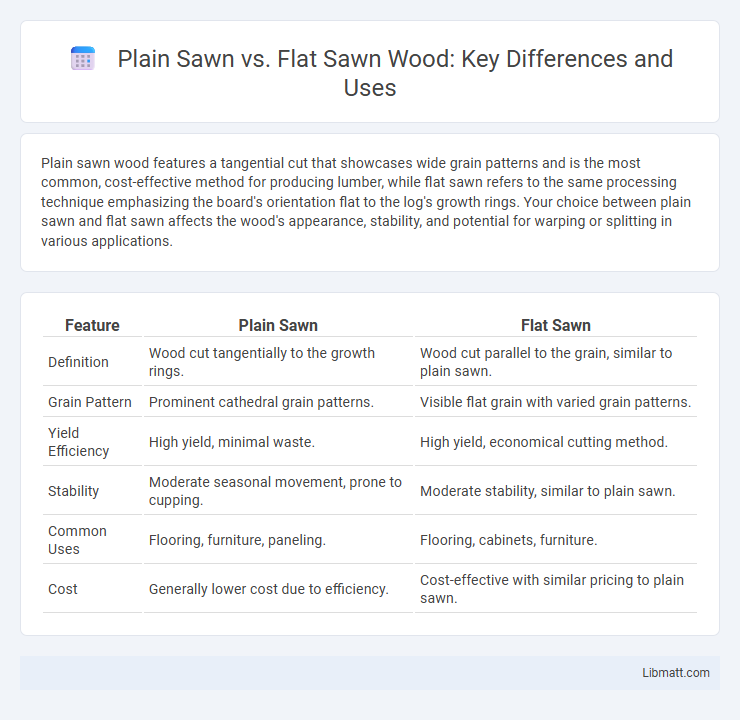 Plain Sawn vs. Flat Sawn Wood: Key Differences and Uses