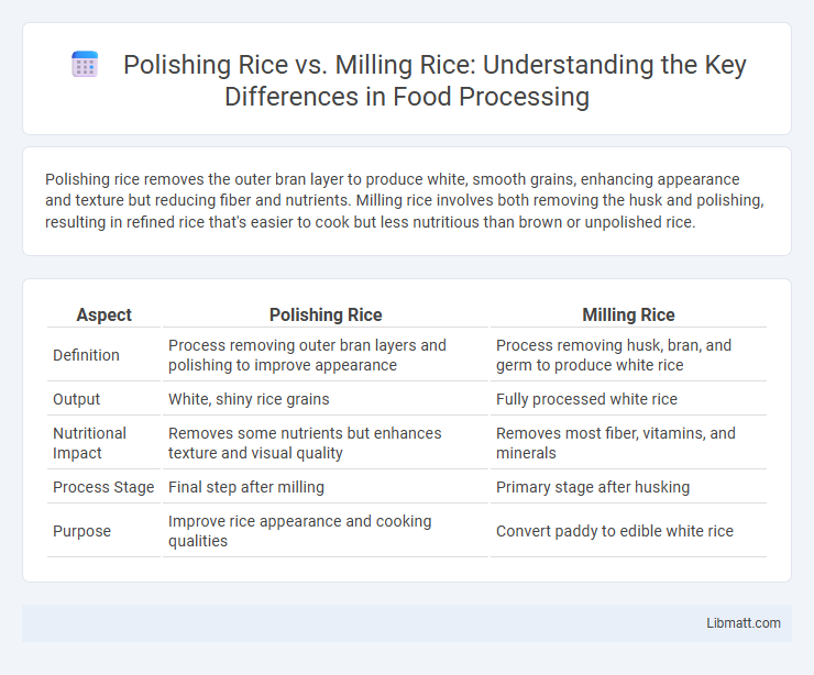 Polishing Rice vs. Milling Rice: Understanding the Key Differences in Food Processing