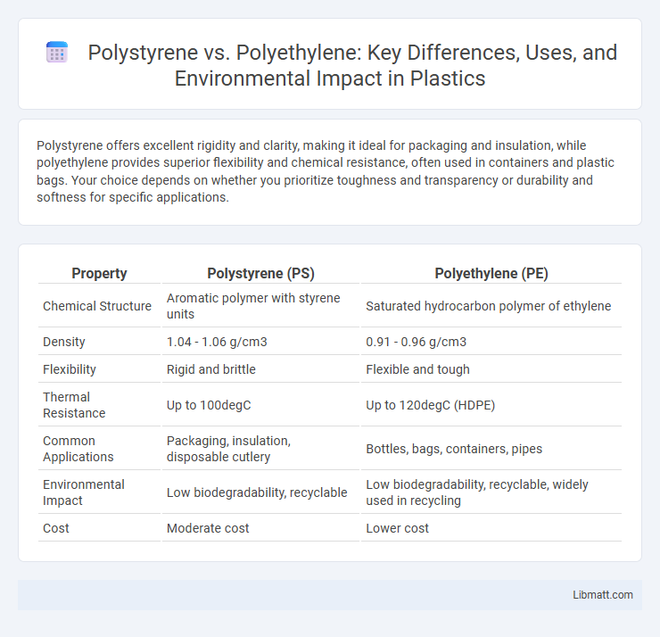 Polystyrene vs. Polyethylene: Key Differences, Uses, and Environmental Impact in Plastics