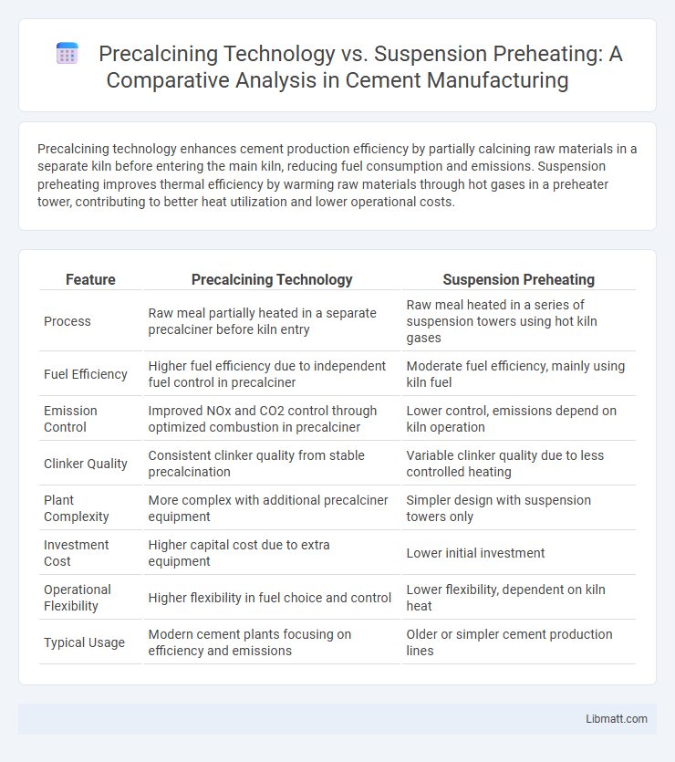 Precalcining Technology vs. Suspension Preheating: A Comparative Analysis in Cement Manufacturing