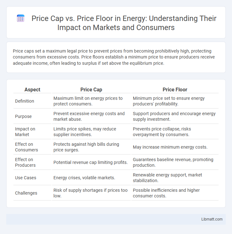 Price Cap vs. Price Floor in Energy: Understanding Their Impact on Markets and Consumers