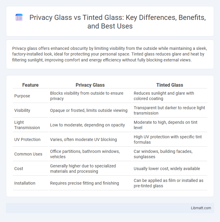 Privacy Glass vs Tinted Glass: Key Differences, Benefits, and Best Uses