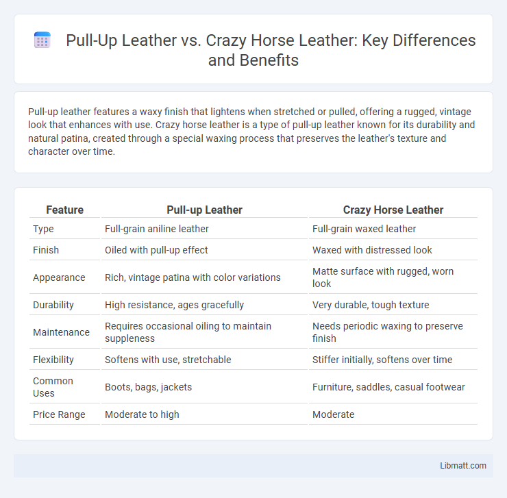 Pull-Up Leather vs. Crazy Horse Leather: Key Differences and Benefits