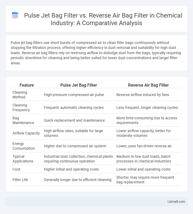 Pulse Jet Bag Filter vs. Reverse Air Bag Filter in Chemical Industry: A Comparative Analysis