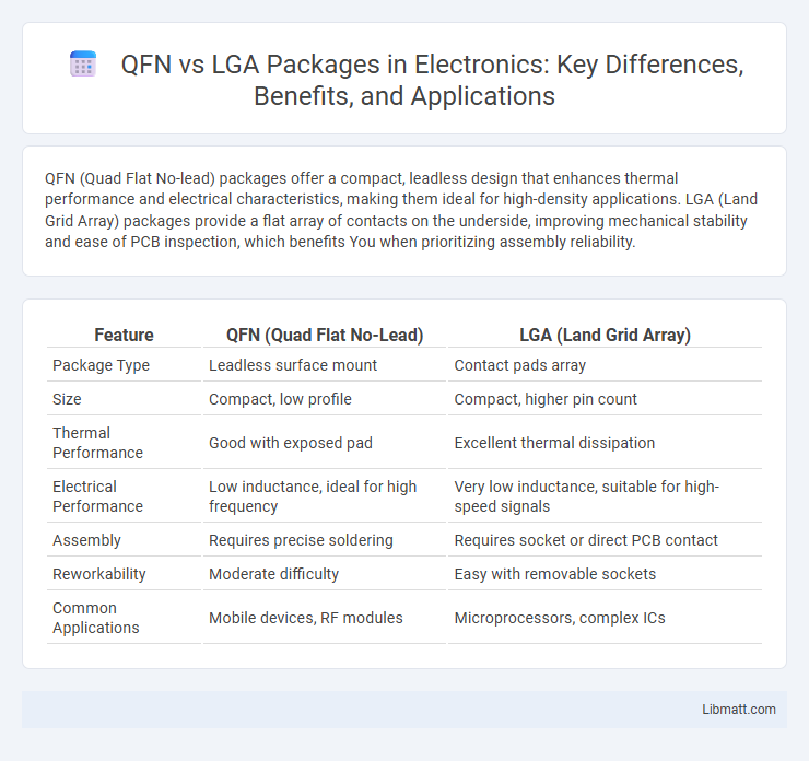 QFN vs LGA Packages in Electronics: Key Differences, Benefits, and Applications