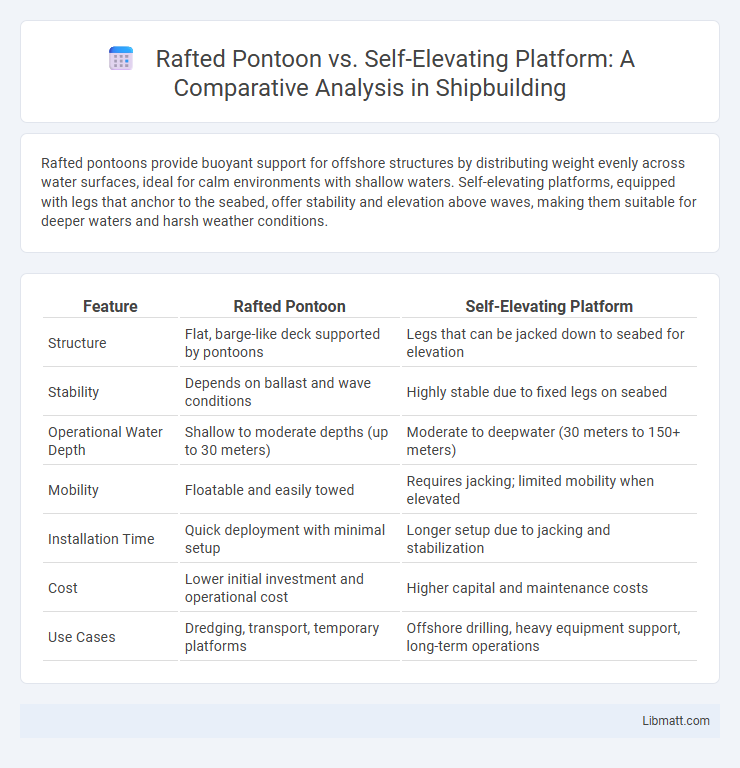 Rafted Pontoon vs. Self-Elevating Platform: A Comparative Analysis in Shipbuilding