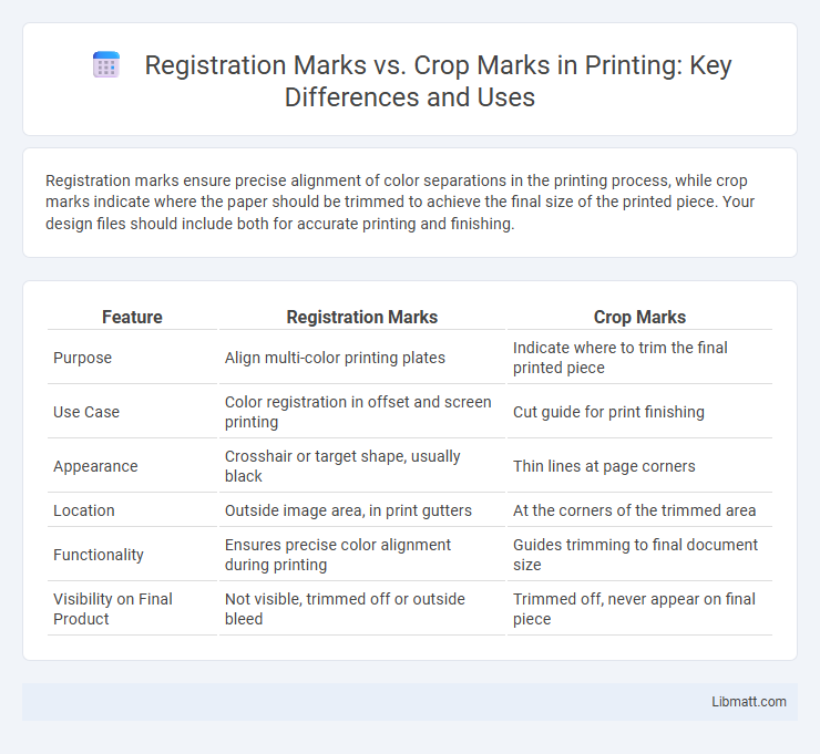 Registration Marks vs. Crop Marks in Printing: Key Differences and Uses
