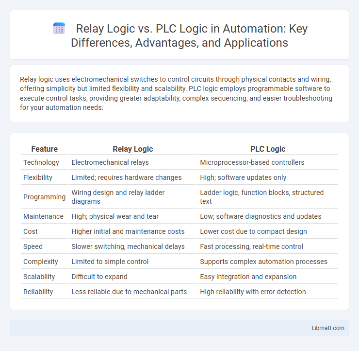 Relay Logic vs. PLC Logic in Automation: Key Differences, Advantages, and Applications