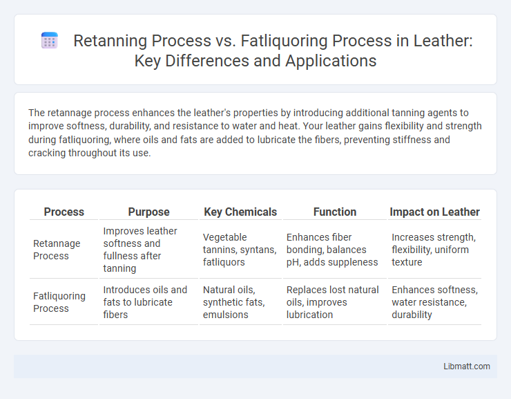 Retanning Process vs. Fatliquoring Process in Leather: Key Differences and Applications