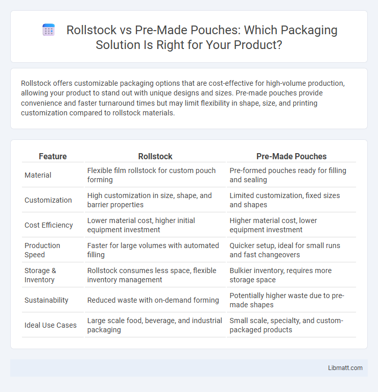 Rollstock vs Pre-Made Pouches: Which Packaging Solution Is Right for Your Product?