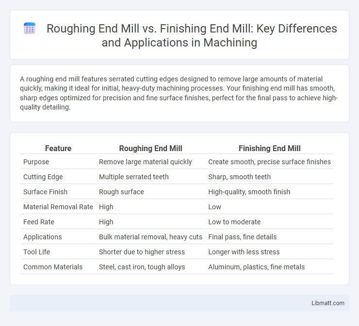 Roughing End Mill vs. Finishing End Mill: Key Differences and Applications in Machining