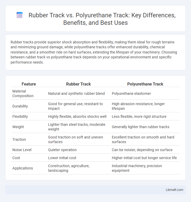 Rubber Track vs. Polyurethane Track: Key Differences, Benefits, and Best Uses