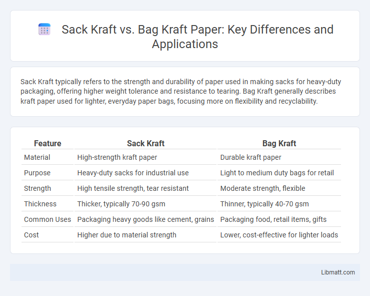 Sack Kraft vs. Bag Kraft Paper: Key Differences and Applications