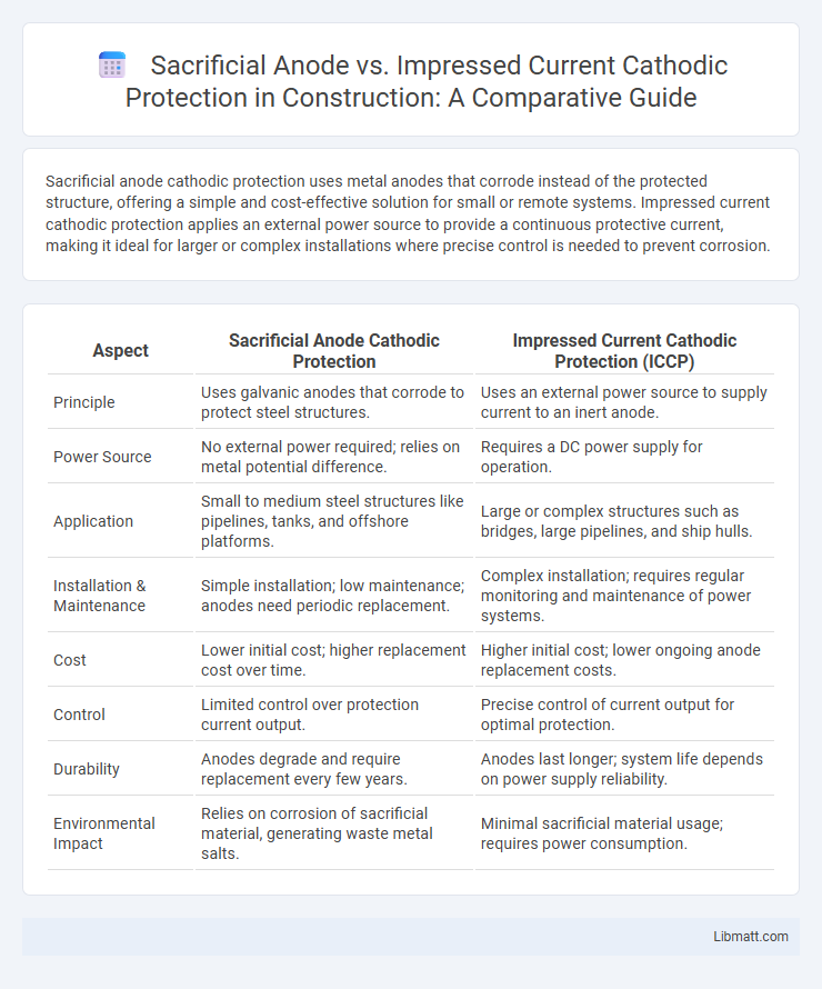 Sacrificial Anode vs. Impressed Current Cathodic Protection in Construction: A Comparative Guide